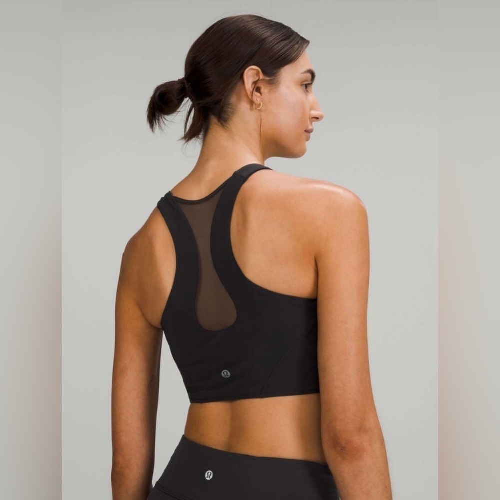 Lululemon Mesh-Back Train‎ Bra *Medium Support, A/B Cup in Black 12
